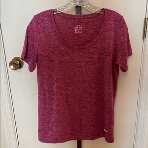 Nike Women's Heathered Magenta Tee